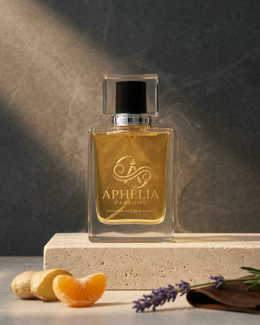 APH-3070 — Zencefilli Deri parfüm şişesi